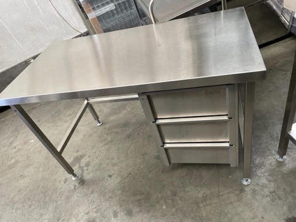 Stainless Steel Catering Office Desk  for sale