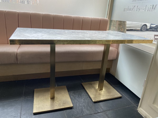 Marble and Brass Tables for sale