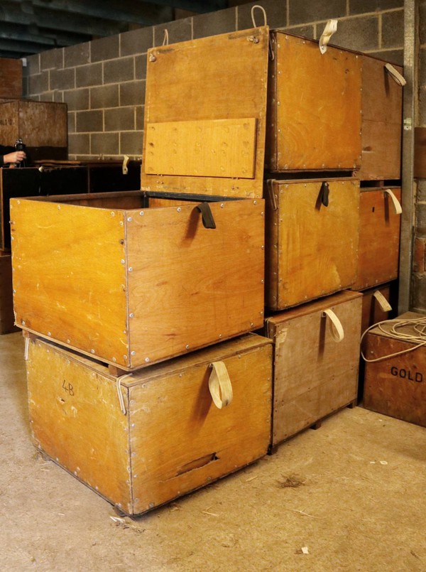 Chandelier storage boxes