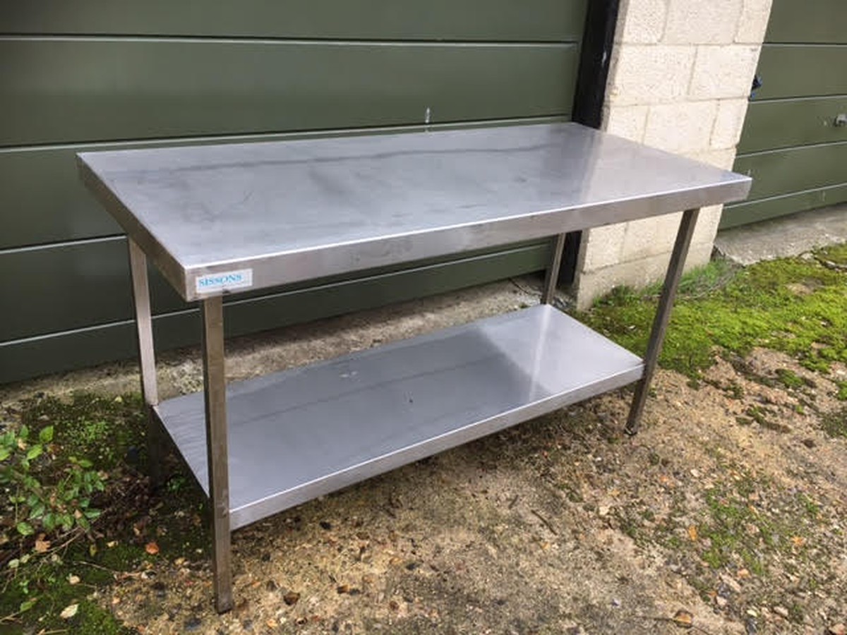 Secondhand Catering Equipment Stainless Steel Tables (1.01m to 2m