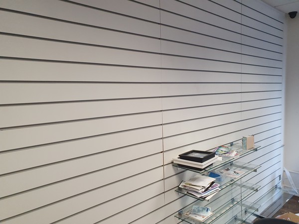 Slatwall Panels for sale with shelves