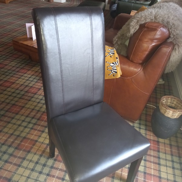 Leather restaurant chairs