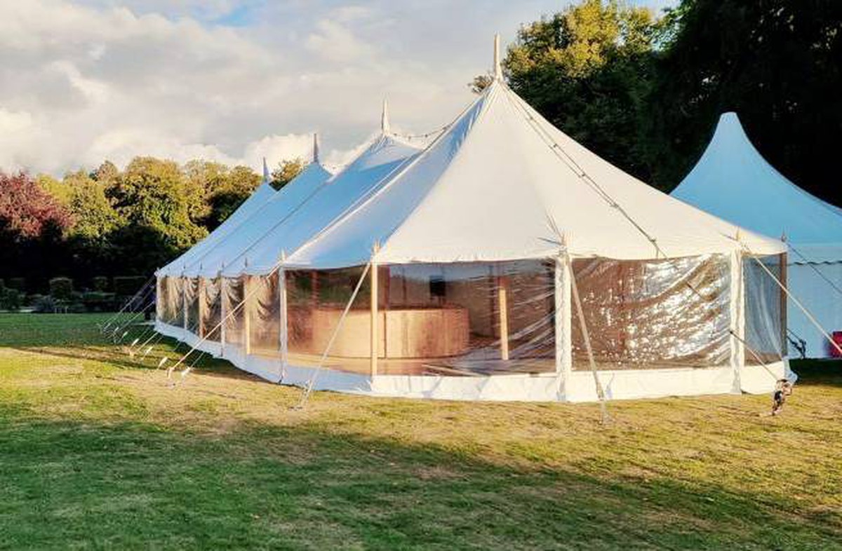 Curlew - New and Used Marquees | Tension Marquees | 9m x 27m Celeste ...