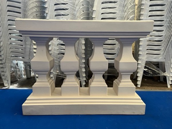 Balustrade and Pillars Lightweight Plastic