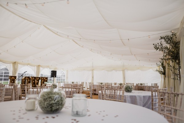 Secondhand 9x12m and 6x6m Deluxe Frame Marquee For Sale