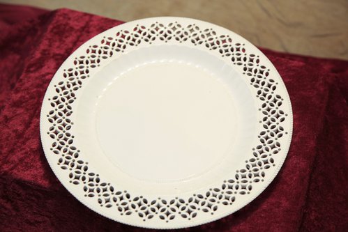 Leeds Creamware 1790 plate Leeds Creamware 1790 plate