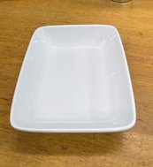 White Steelite Crockery Dish