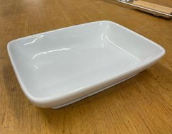 White Steelite Crockery Portion Dish