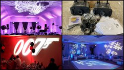 Gobo projector and gobos