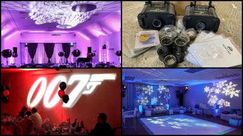 Gobo projector and gobos Gobo projector and gobos