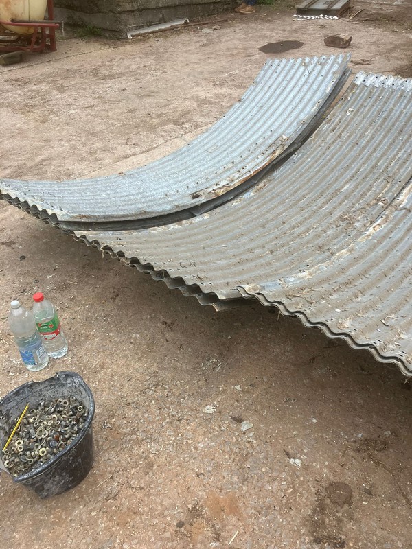 Corrugated steel grain silo for sale