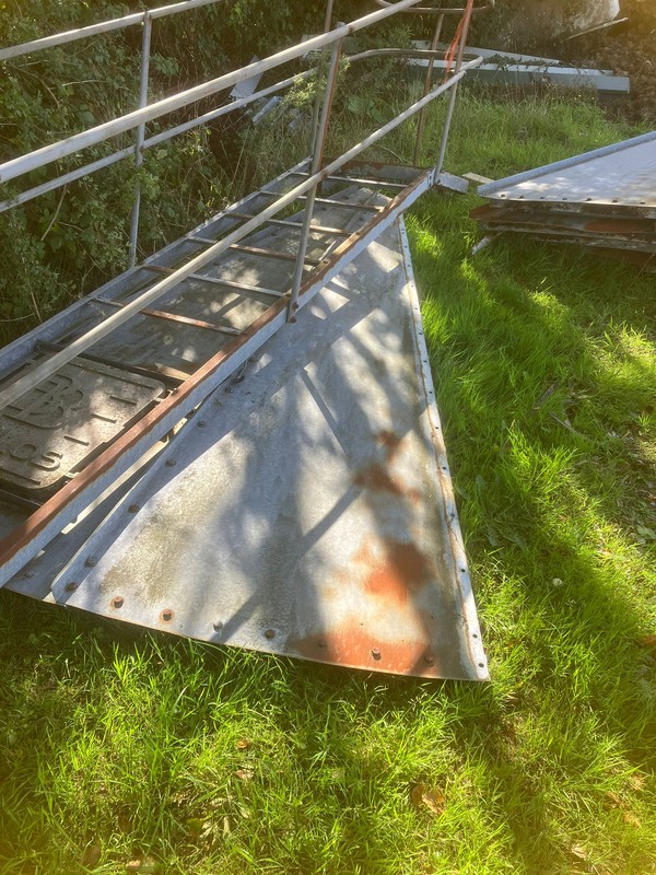 Silo Roof access ladder