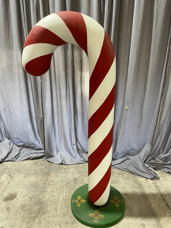 6ft Fat Candy Cane Prop