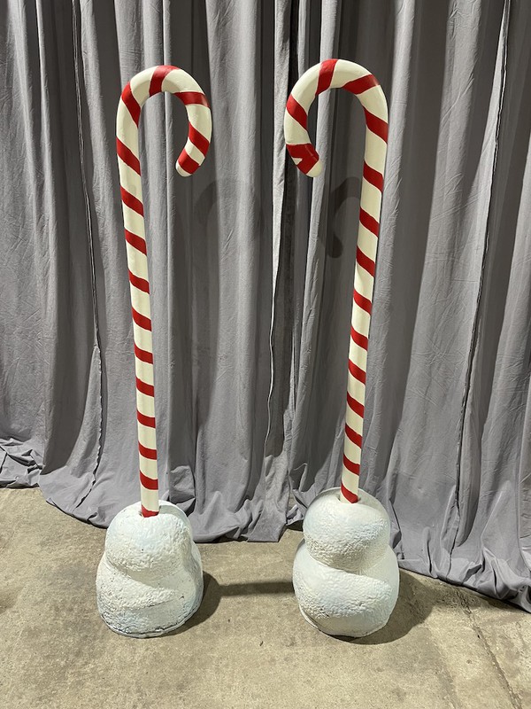 Freestanding Candy Cane Props