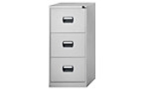 3 Drawer Grey Steel Filing Cabinet - Bicester, Oxon 3 Drawer Grey Steel Filing Cabinet - Bicester, Oxon