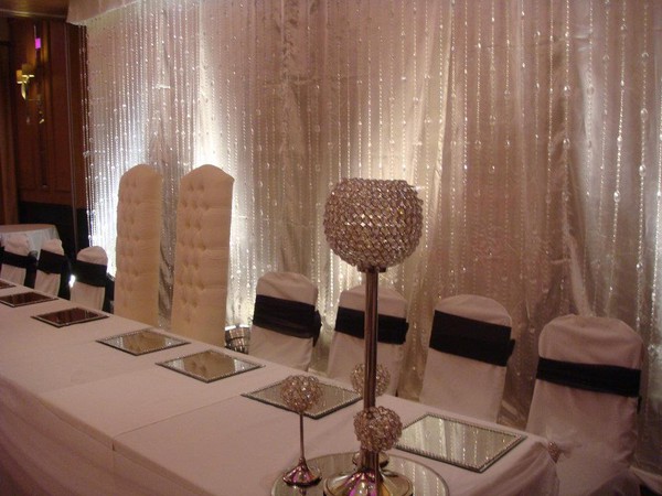 Crystal Globe Candle Holder Centrepieces