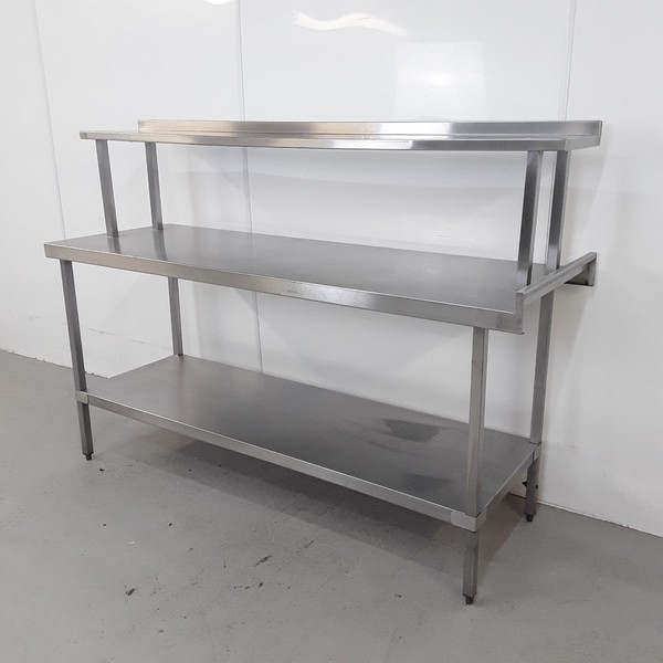 Stainless Prep Table and Gantry for sale