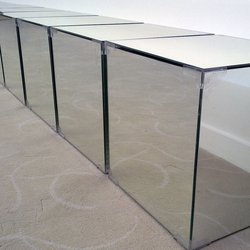 Mirror cube coffee tables