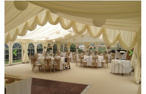 Ivory pleated reveal curtain by Custom Covers Ivory pleated reveal curtain by Custom Covers