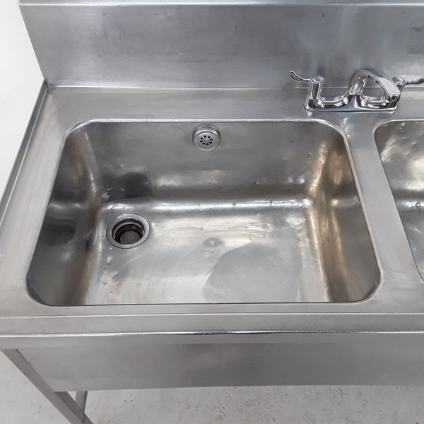 Used Stainless Triple Sink