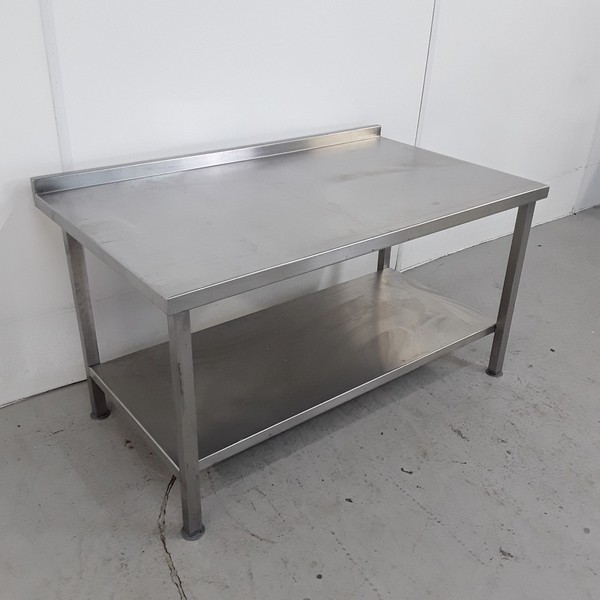 Stainless Stand. Stainless steel stand with lower shelf