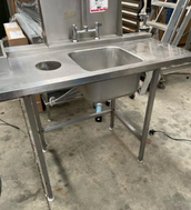 Used dishwasher sink