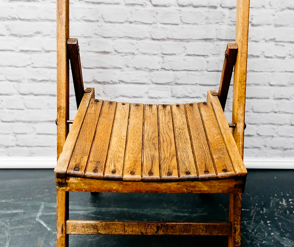 Vintage Wooden Folding Event Chairs