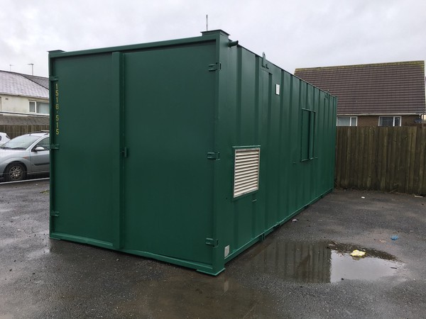 Green 24ft Self-contained Welfare Units for sale