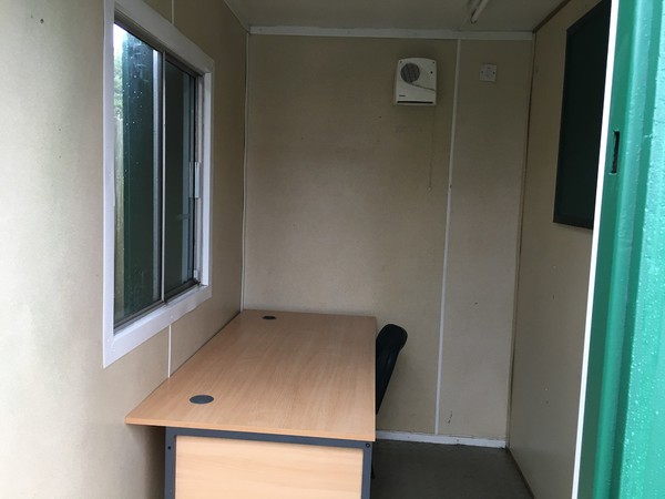 Green 24ft Self-contained Welfare Unit Office