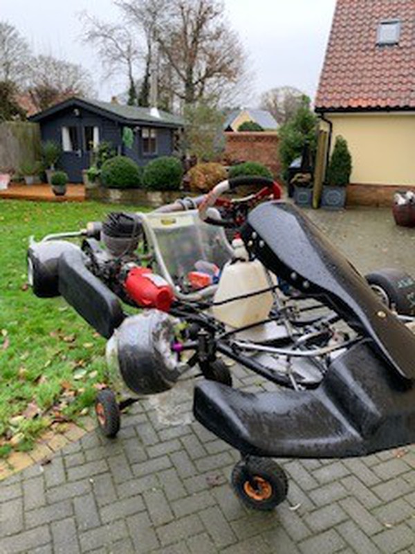 Secondhand Twin Engine two stroke kart