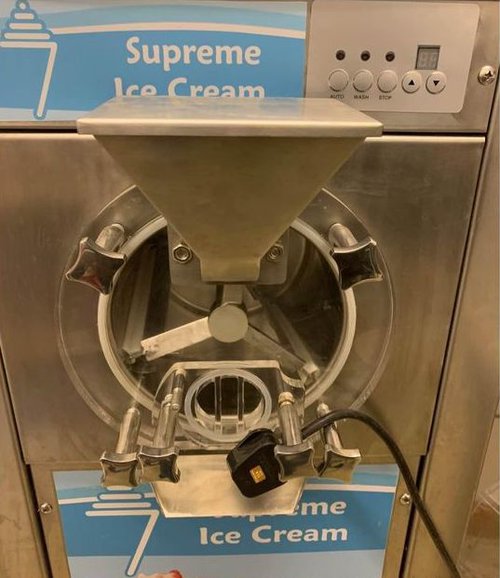 Supreme ice cream online machine