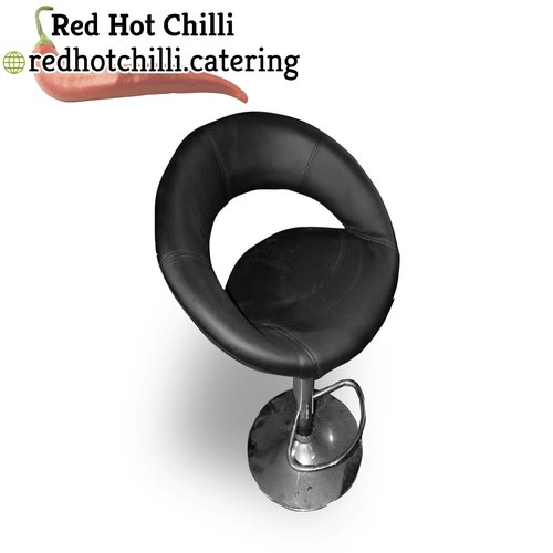 Curved Black Leather Chair Curved Black Leather Chair