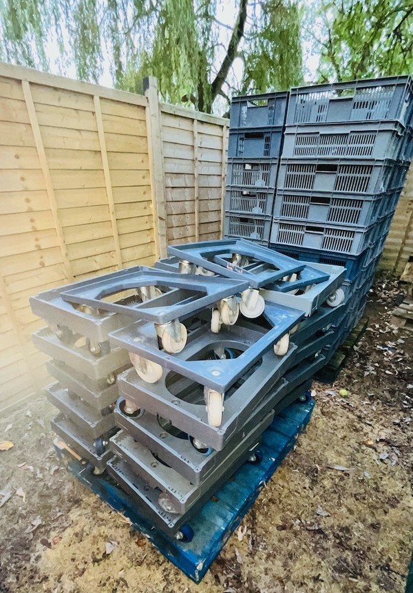 Buy Used Dollies to fit crates size 600mm x 400mm