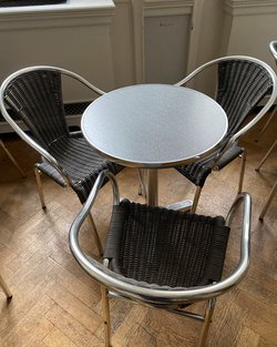 Secondhand Used Bistro Tables with Chairs For Sale