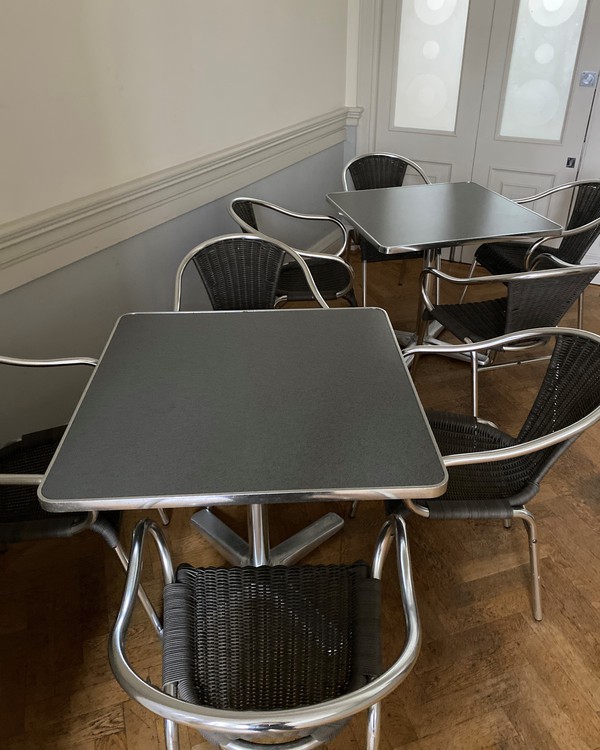 Secondhand Bistro Tables with Chairs