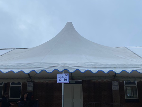 6 x 25M Clear Span Marquee (Roof Only)  for sale