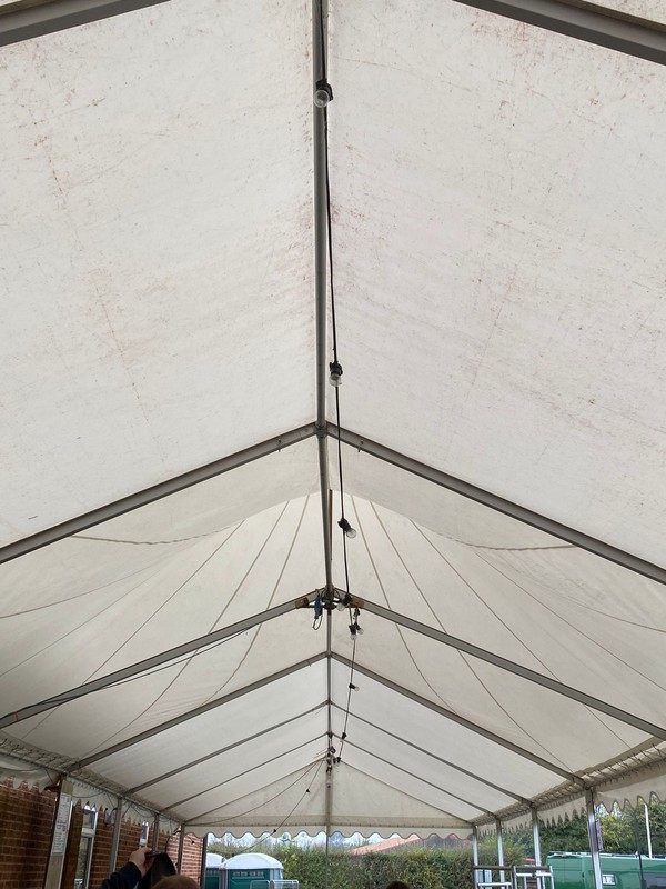Crocker Brothers 6 x 25M Clear Span Marquee (Roof Only)