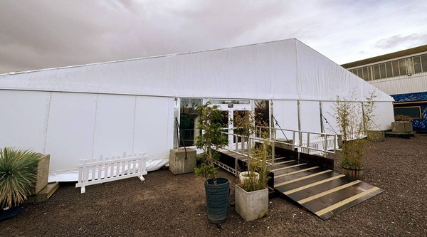 24m Wide Roder GZ marquee for sale