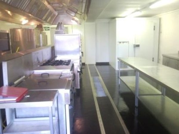 3 Bay Temporary Modular Kitchen Unit For Sale