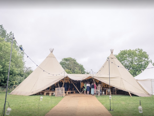 Two Big Hat Tipis with Link Two Big Hat Tipis with Link