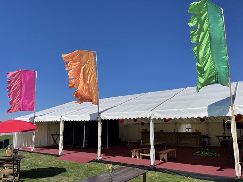 Silk Festival Flags for sale