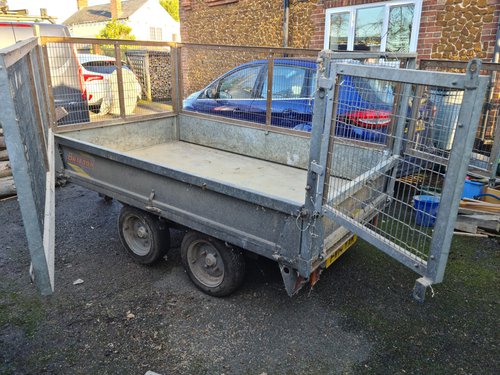 Twin axel cage sides trailer for sale Twin axel cage sides trailer for sale