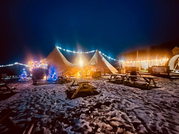2 Giant Tipis with Porch