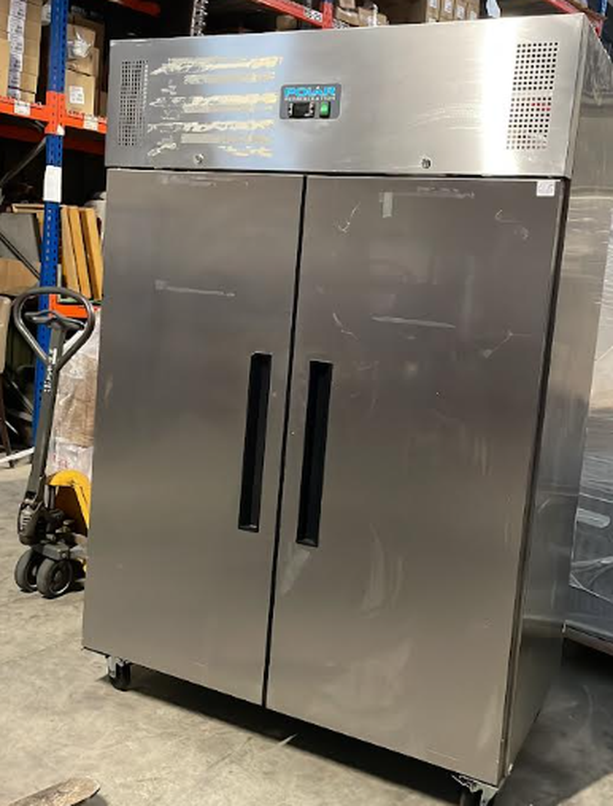 Secondhand Catering Equipment Upright Fridges Double Door Polar