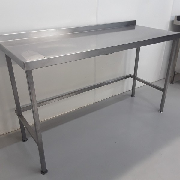 151cm x 60cm stainless steel prep table