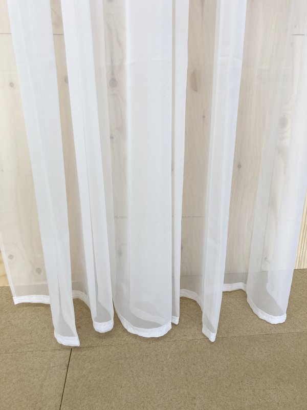 Single thickness drapes, so light and translucent