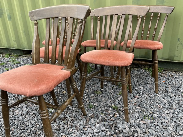 Cafe or pub chairs with Velvet seat pads
