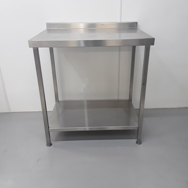 85cm x 65cm Stainless steel prep table