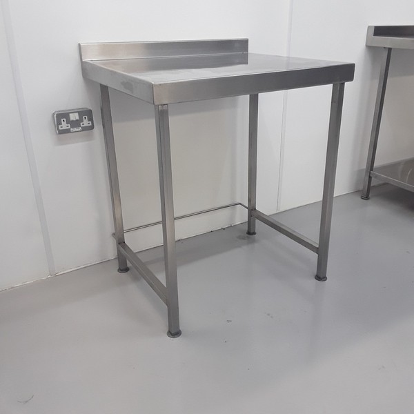 Kitchen prep table stainless steel 0.75m x 0.65m