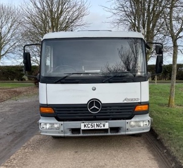 Mercedes 7.5 tonne drop side lorry for sale